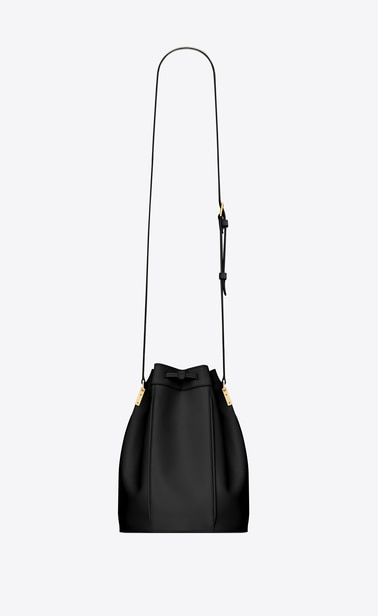 TALITHA medium bucket bag in smooth leather